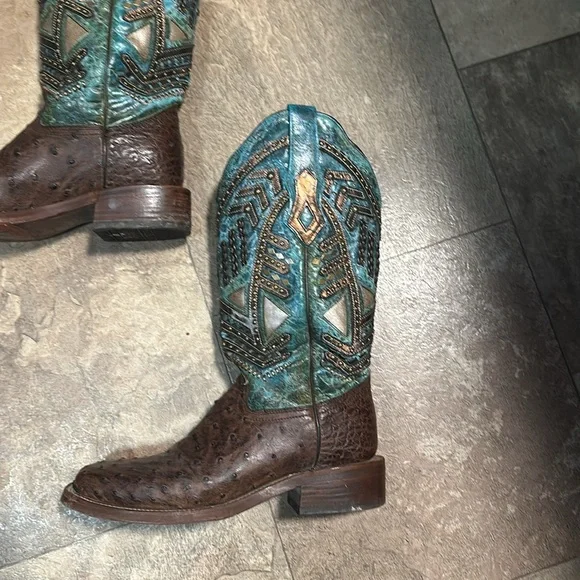 Corral Ostrich Boots - Picture 3 of 7